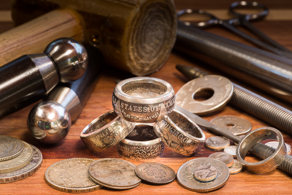 PROUDLY HAND-CRAFTING UNIQUE, TIMELESS COIN RINGS